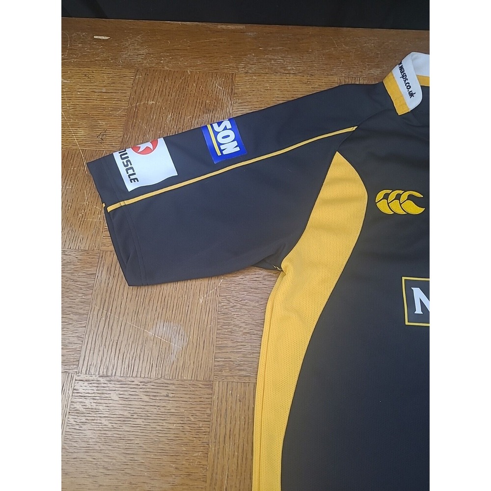 Canterbury of New Zealand Rugby Jersey LONDON WASPS - Men's Sz L - Picture 2 of 7